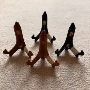NWT Set of 4 Classic Woods Easel Display 15cm